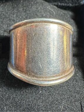 925 Sterling Silver Wide Band Ring
Minimalist Statement Chunky Cigar Band 8.5